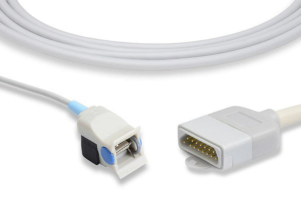 Reusable pediatric finger clip SpO2 sensor used with patient monitors
