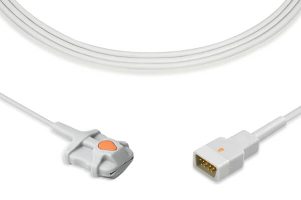Masimo-compatible direct-connect reusable SpO2 sensor
