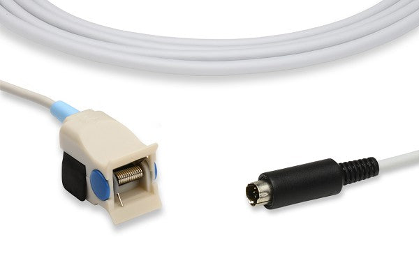 Medical SpO2 (blood oxygen saturation) sensor, likely a pediatric clip type