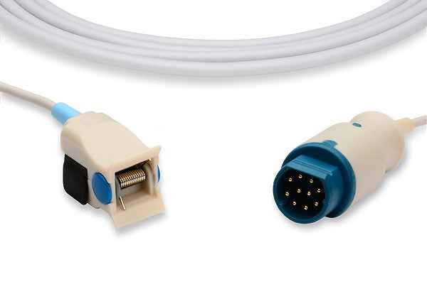 This is a direct-connect SpO2 sensor, a medical device used for monitoring blood oxygen saturation levels.