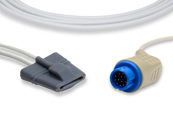 Pulse oximeter sensor, also known as an SpO2 probe, a medical accessory used to monitor a patient's blood oxygen saturation and pulse rate non-invasively