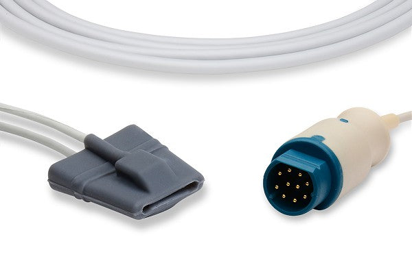 Direct-connect SpO2 sensor (pulse oximeter sensor) used with patient monitors or pulse oximeters
