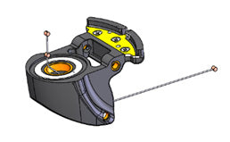 This is an Icotek CONFiX FWS-A 20 bulkhead fitting for cable protection conduits