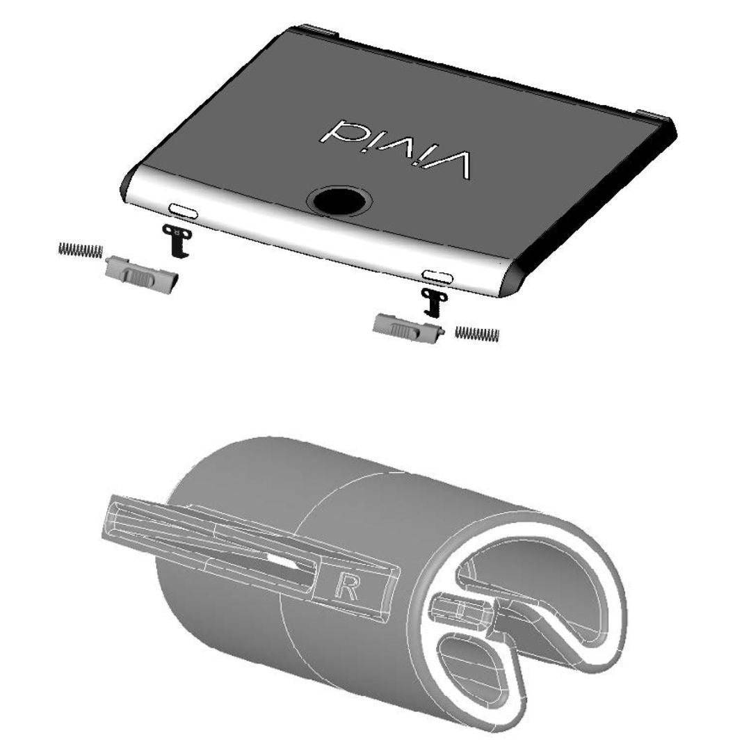 The image appears to be a technical drawing of a mechanical component or product design, possibly related to a "Vivid" branded item. Due to a lack of specific information in the image or search results, precise details cannot be provided