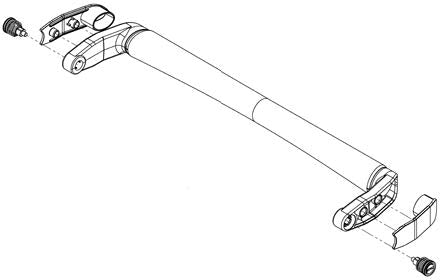 This appears to be a Thule Strut Kit for a Pack n' Pedal Rack