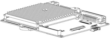 This is a printed circuit board (PCB) assembly, likely a cryptographic module or industrial control component
