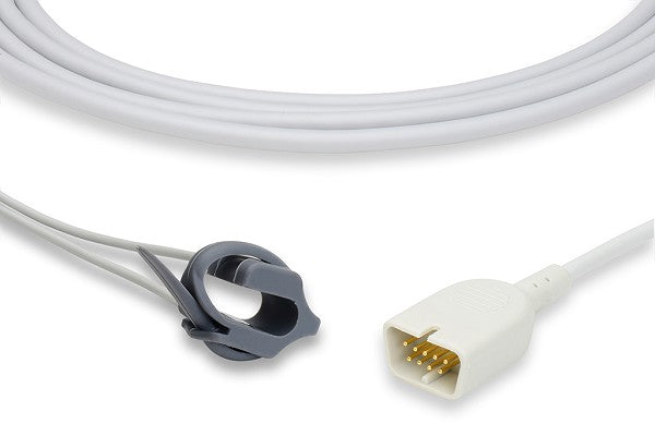 Reusable SpO2 sensor for a pulse oximeter or patient monitor