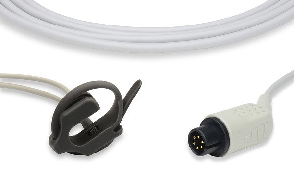Direct-connect SpO2 sensor, also known as a pulse oximeter sensor, which is a medical accessory used to monitor blood oxygen saturation and pulse rate