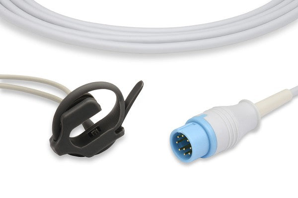 Comen 12-pin reusable SpO2 sensor designed for accurate oxygen saturation monitoring.