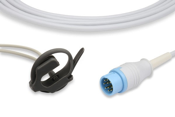 Pulse oximeter SpO2 sensor, a medical accessory used to monitor blood oxygen saturation non-invasively