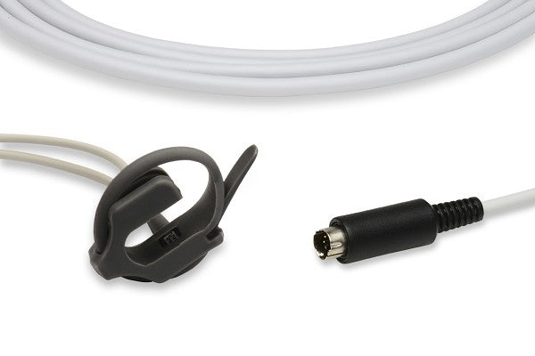 SpO2 sensor, also known as a pulse oximeter sensor, used for medical monitoring