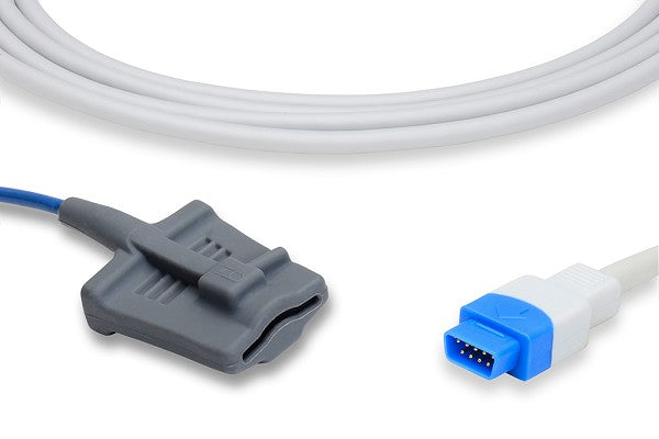 Philips-compatible reusable adult SpO2 sensor with an 8-pin connector