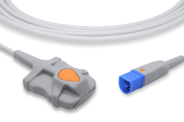 Nihon Kohden pediatric soft silicone SpO₂ sensor for accurate oxygen saturation monitoring