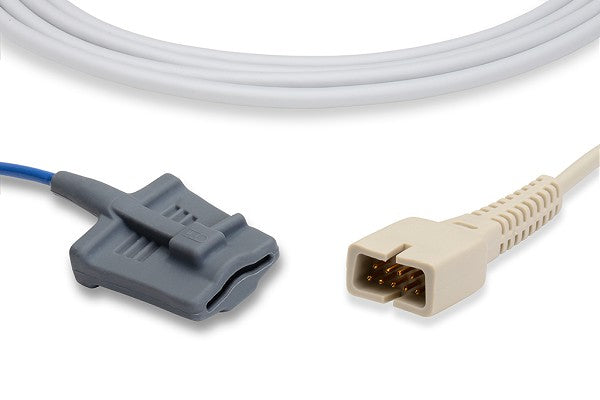 Nellcor-compatible direct-connect SpO2 sensor.