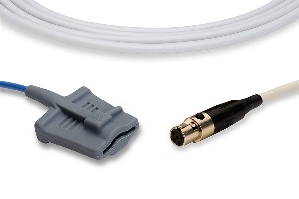 Reusable SpO2 sensor probe used with a pulse oximeter or patient monitor.