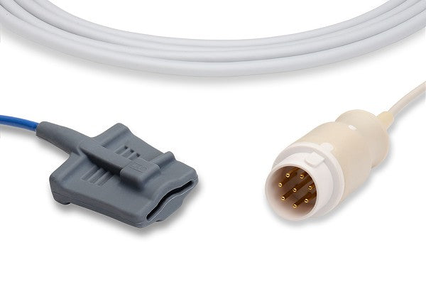 SpO2 sensor, compatible with Criticare pulse oximeters.