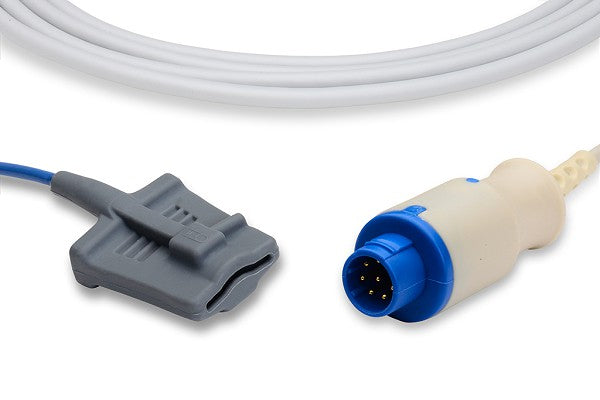 Philips-compatible direct-connect SpO2 sensor.