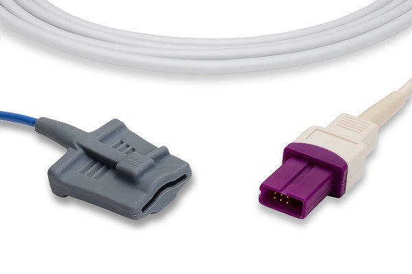 Lohmeier compatible direct-connect SpO2 sensor cable.