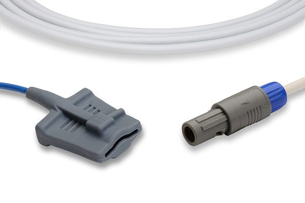 Reusable adult soft-tip SpO2 sensor.