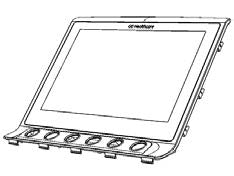This appears to be a control panel or display unit, likely for industrial, marine, or medical applications. Key features suggested by the image and search results include