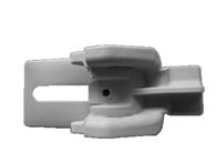 This is a genuine Whirlpool/Bauknecht washing machine start key cap (part # 481071425341).