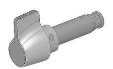 Dzus quarter-turn stud, a type of quick-access fastener