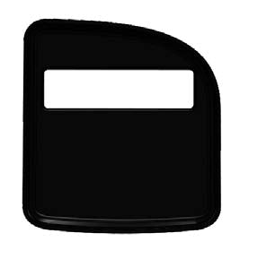 Cover-DVD assy ONYX BLACK FRU, R4, Ultrasound
