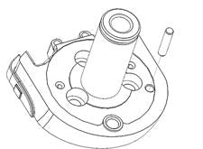 This appears to be a mounting component for a satellite dish, likely part of a Starlink Wedge Mount Kit