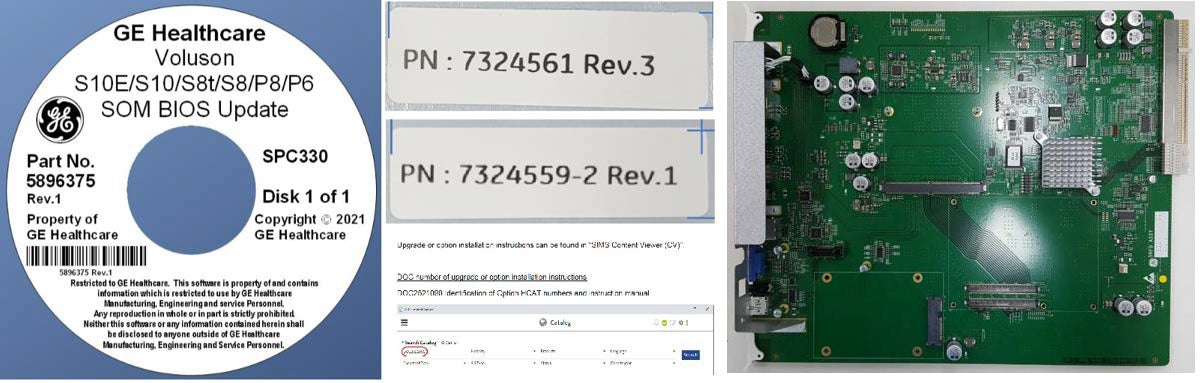 logic board, specifically a DFRG Assy 5814538 for a GE Voluson S8 or LOGIQ S8 ultrasound machine