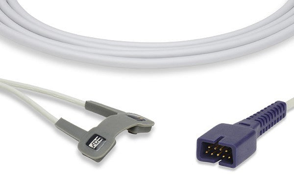 Nellcor SpO2 sensor, which is a medical device used for monitoring oxygen saturation and pulse rate.