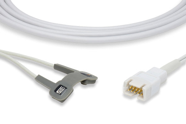 Medical device, specifically a Masimo compatible short SpO2 sensor.