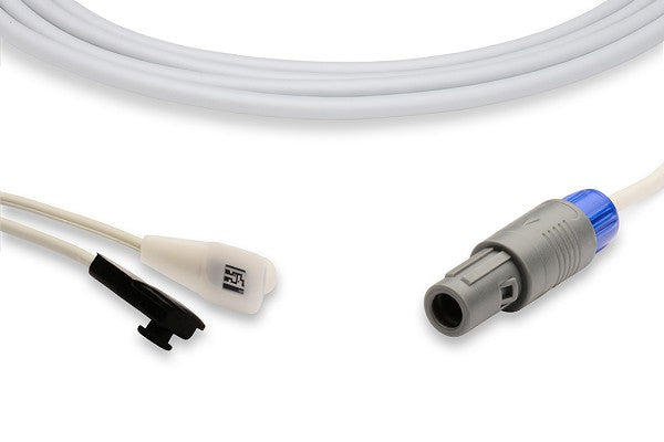 The image displays a direct-connect SpO2 sensor, which is a medical device used to measure blood oxygen saturation levels.