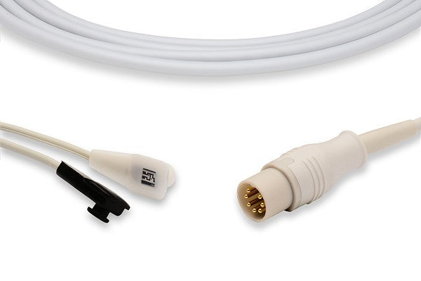 Schiller SpO2 sensor cable compatible with Truscope pulse oximeters.