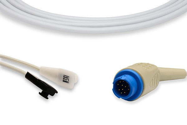 Draeger compatible direct-connect SpO2 sensor.