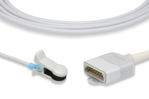 Reusable SpO$_{2}$ sensor (pulse oximeter sensor) with a connector cable