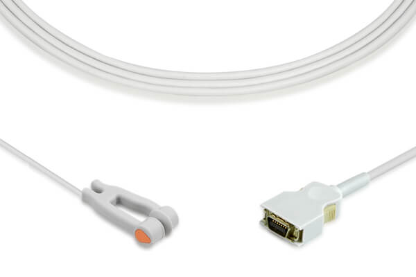This is a reusable Masimo LNCS SpO2 sensor for adults.