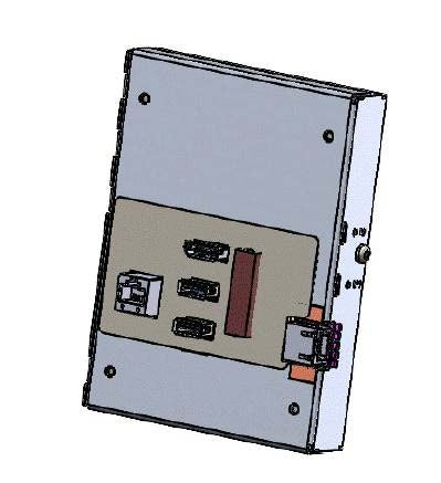 The image appears to be a technical drawing of an electronic device or controller, but its specific identity cannot be determined with confidence from the provided image and search results.