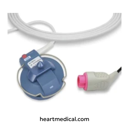 Spacelabs compatible ultrasound transducer probe for diagnostic imaging and patient monitoring applications