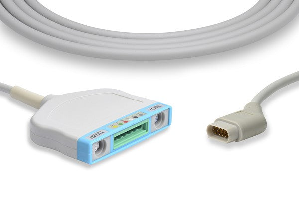 ECG trunk cable used with patient monitors
