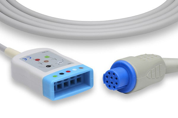 ECG trunk cable used with patient monitors