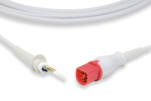 This appears to be a medical adapter cable, likely a Philips Compatible Invasive Blood Pressure (IBP) Adapter Cable