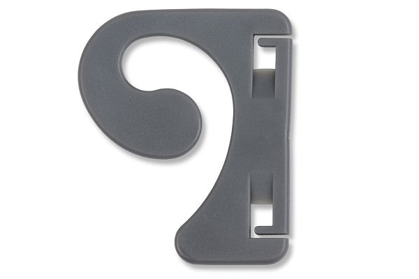 This is an adult rubber ear clip holder for an SpO2 sensor.