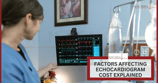 Echocardiogram machine displaying heart imaging used for diagnosing cardiac conditions and monitoring heart function in medical settings.