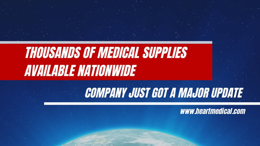 Thousands of Medical Supplies Now Available for Nationwide Delivery from Heart Medical