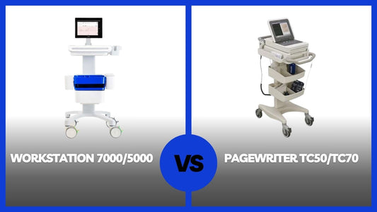 Philips Cardiac Workstations 5000 & 7000 Vs. PageWriter TC50 & TC70
