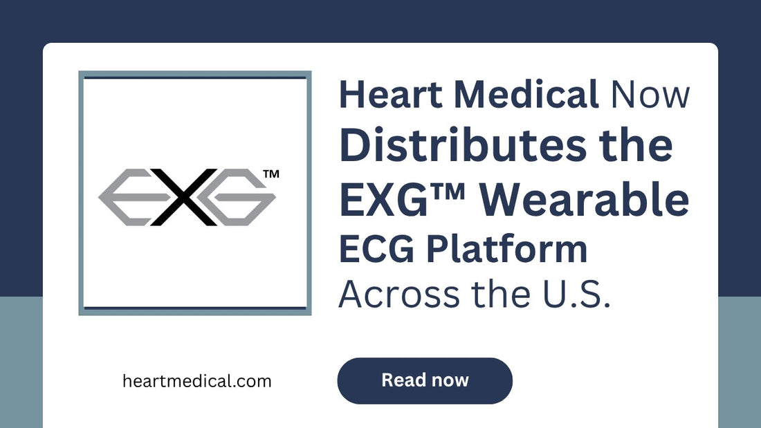 Heart Medical Now Distributes the EXG™ Wearable ECG Platform Across the U.S.