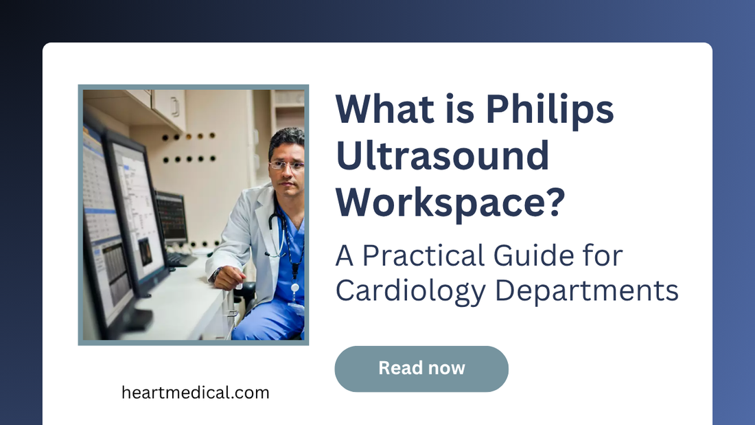 Clinician Using the Philips Ultrasound Workspace