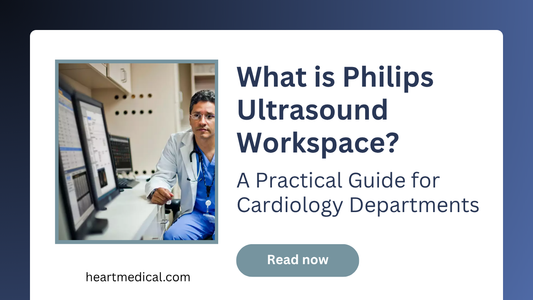 Clinician Using the Philips Ultrasound Workspace