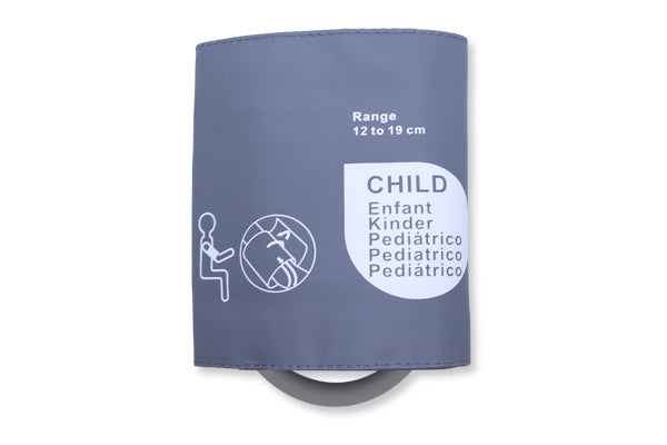 Reusable pediatric non-invasive blood pressure (NIBP) cuff