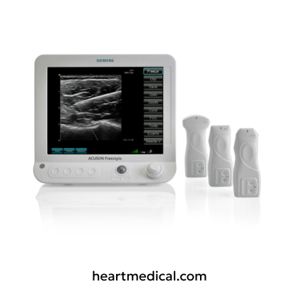 “ACUSON Freestyle ultrasound system by Siemens Healthineers wireless diagnostic imaging platform designed for point-of-care and interventional clinical applications.”